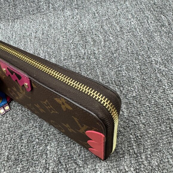 LOUIS VUITTON Zippy Brown Monogram Canvas Wallet 399-082225 - Picture 8 of 12